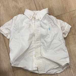 Ralph Lauren White Short Sleeve Shirt